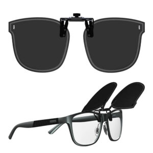 women clip on sunglasses Black