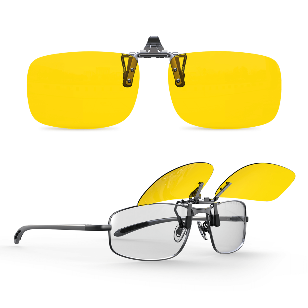polarised clip on flip up sunglasses