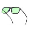 Goiteia 3093 Black Frame Green-Tinted Blue Light Glasses