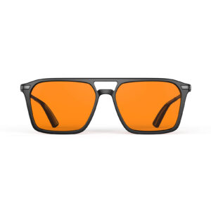 Goiteia 3091 Black Frame Orange-Tinted Blue Light Glasses