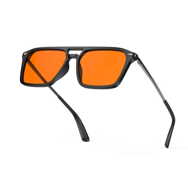 Goiteia 3091 Black Frame Orange-Tinted Blue Light Glasses