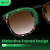 Distinctive Framed Design(Tortoise-Brown)