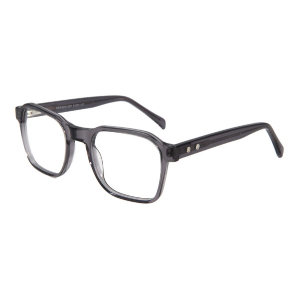 Goiteia806 Gray transparent square frame rx sunglasses