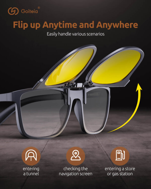 Flip up Anytime and Anywhere (black)