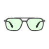 G3093 Green Lens Black Frame Blue Light Glasses