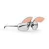 G962 FL-41 Migraine Blue Light Clip On On-Glasses (Medium)
