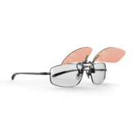 G962 FL-41 Migraine Blue Light Clip On On-Glasses (Medium)