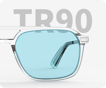 TR90 Ultra Light Frame Blue