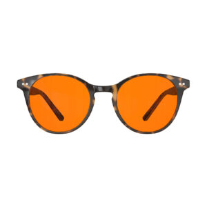 G3071-OrangeEase Round Orange Blue Light Glasses
