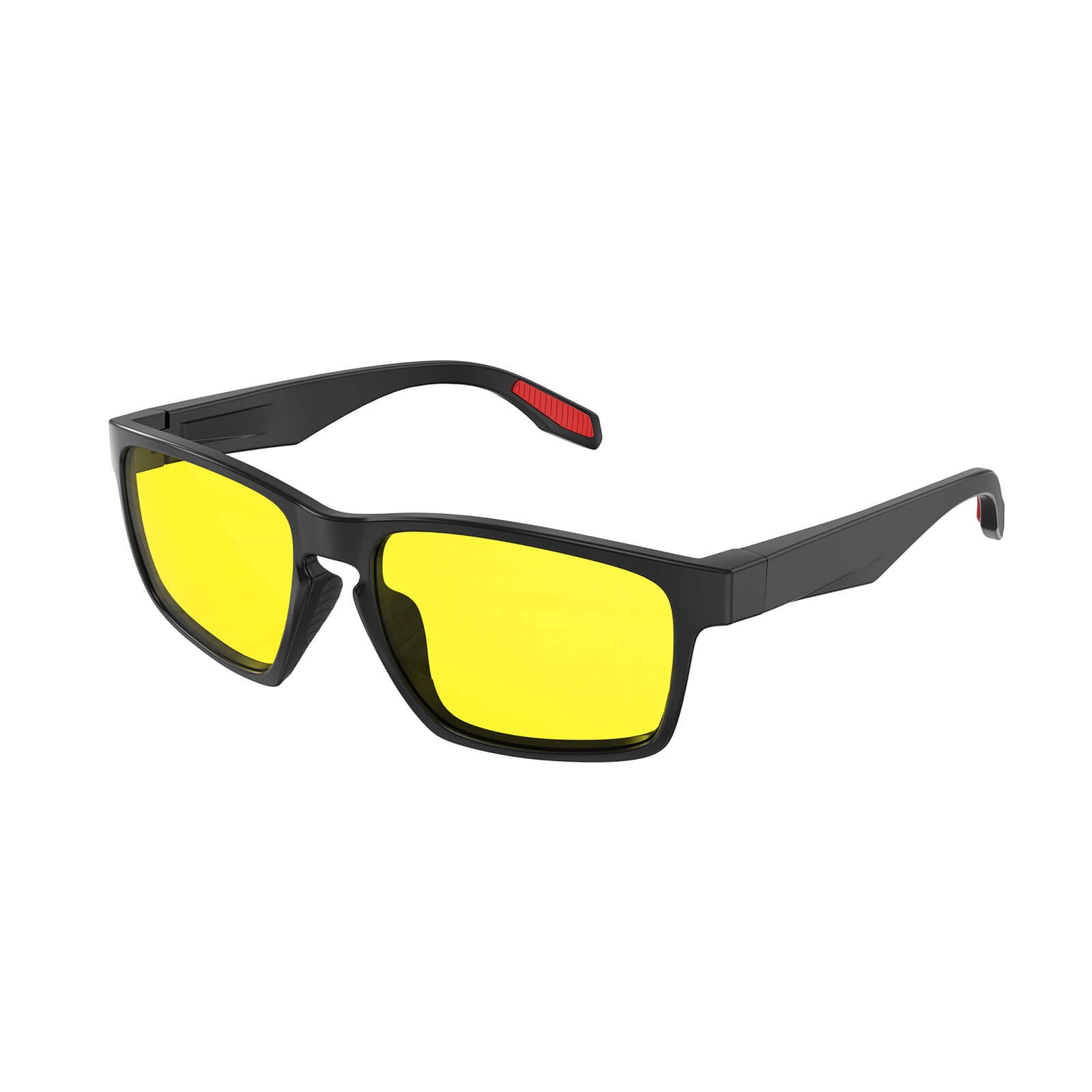 G3081-YellowEase Rectangular Yellow Blue Light Blocking Glasses-Side