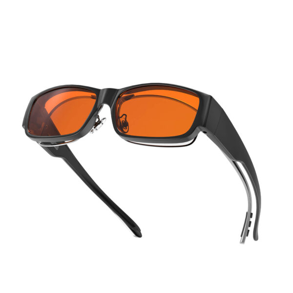 G3096 Orange Lens Blue Light Fit Over Glasses（59x40）- Top
