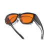 G3096 Orange Lens Blue Light Fit Over Glasses（65×50）- Top