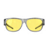 Goiteia3096 Grey Crystal Frame Night Driving Fitover Glasses