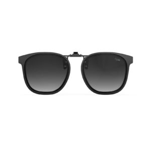 G9910 Oversized Black Polarized Lens Clip on Sunglasses
