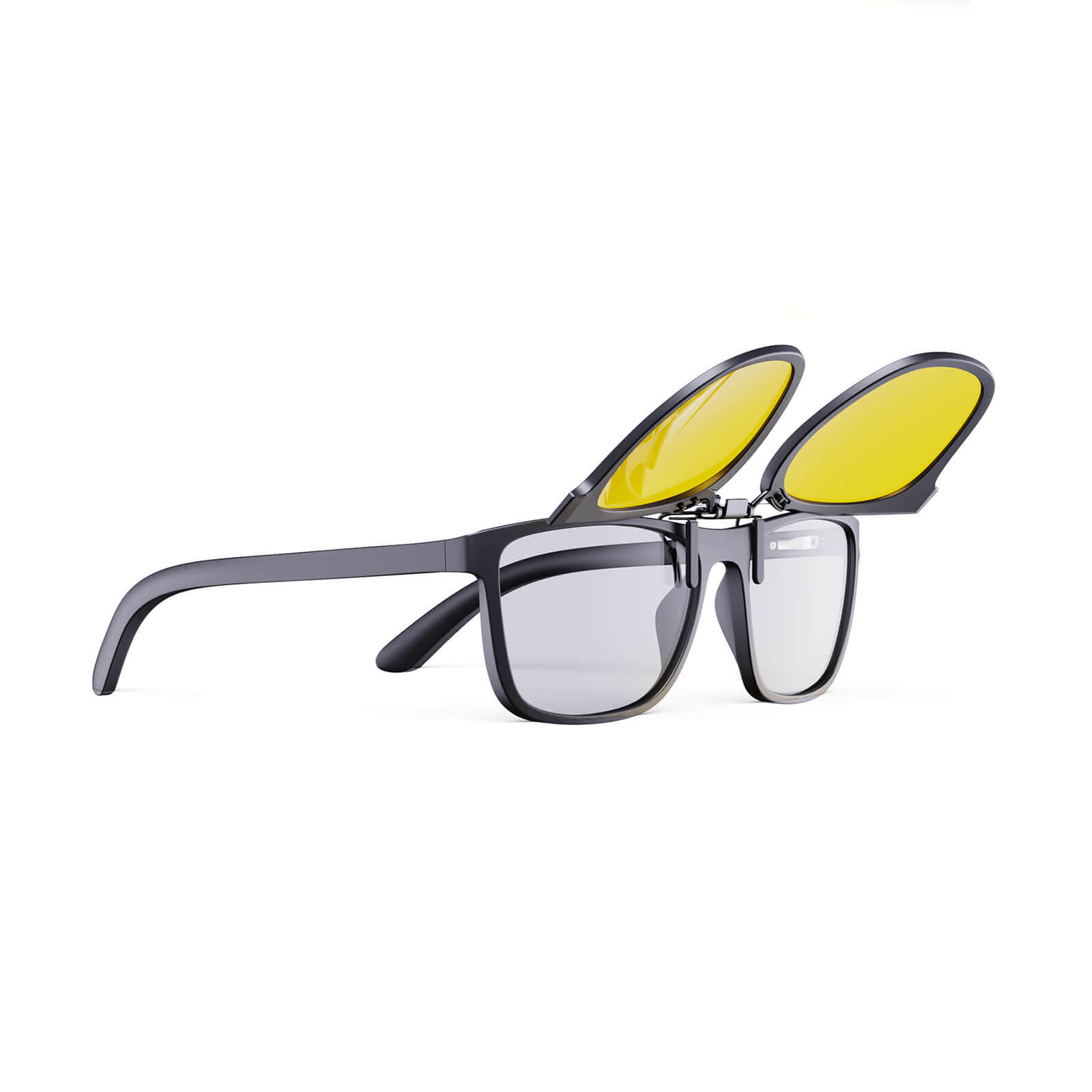 Goiteia9910-Oversized Flip up Clip on Night Driving Glasses(Onglasses) Goiteia9910-Oversized Flip up Clip on Night Driving Glasses(Onglasses)