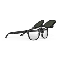 G9913 ClipShade Retro Framed Flip Up Clip On Sunglasses