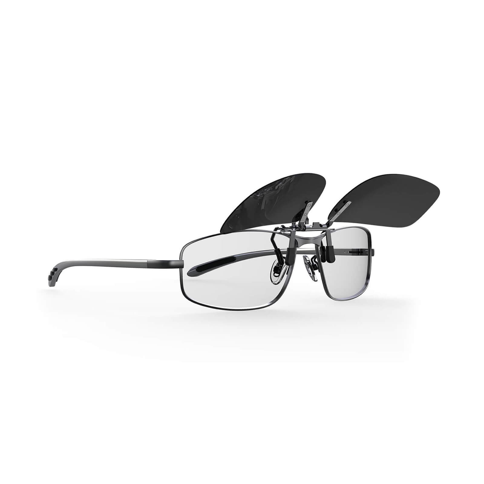 Goiteia994-Polarized Flip up Clip on Sunglasses-Super Dark（Onglass）