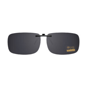 Goiteia995-Polarized Non-Flip up Clip on Sunglasses - Grey（Middle）