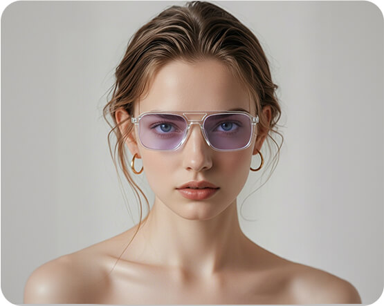model-purple-lens