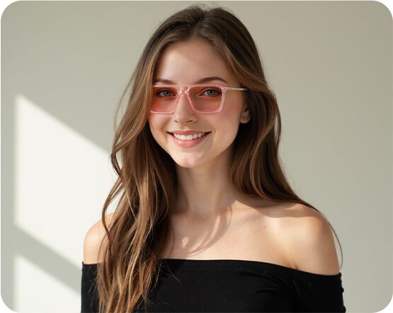 model-rose-lens