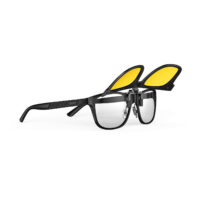 G9913 NightGuard Flip Up Clip on Night Driving Glasses-Black Frame(Onglass)