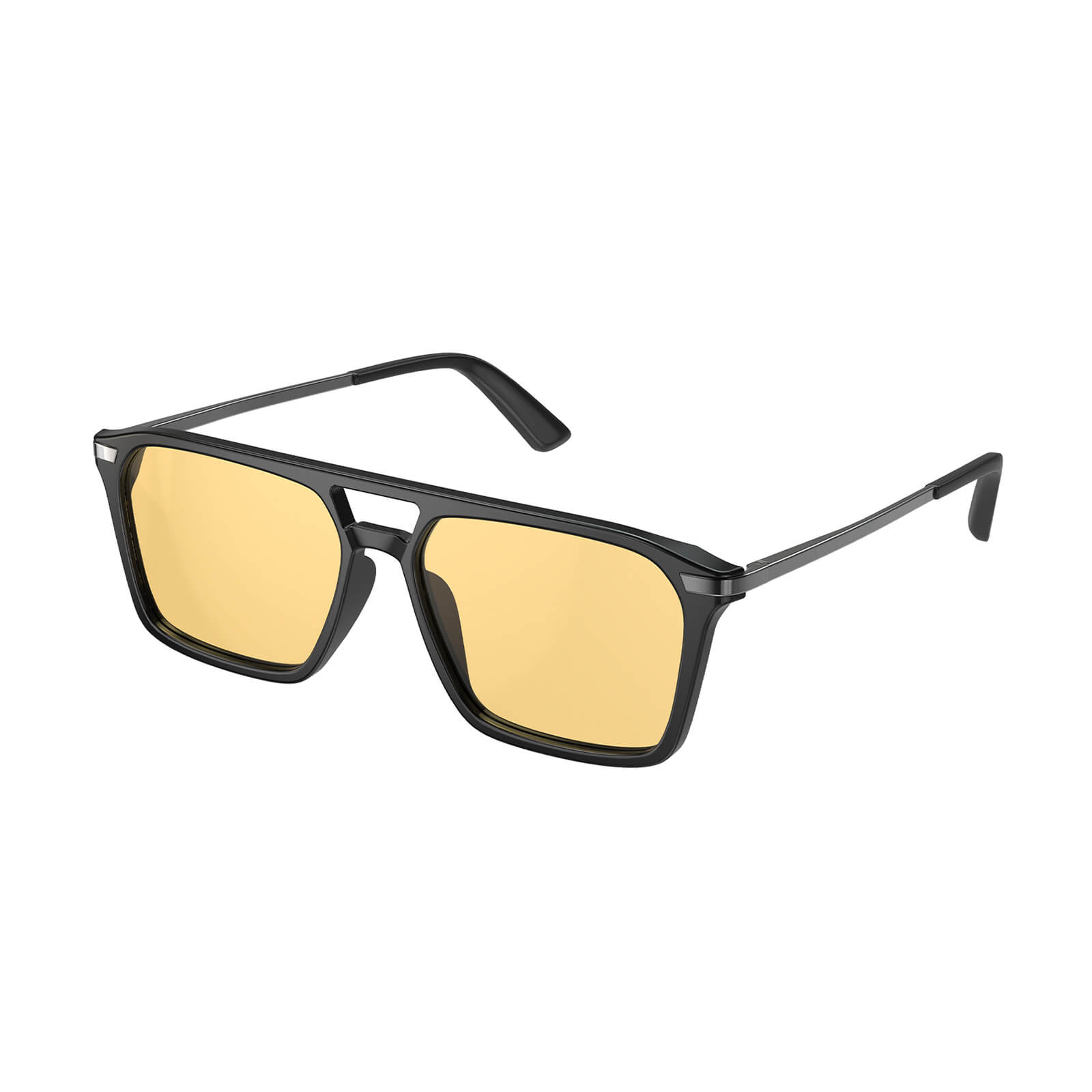 G3091-AmberEase Square Amber Screen Glasses(Side)