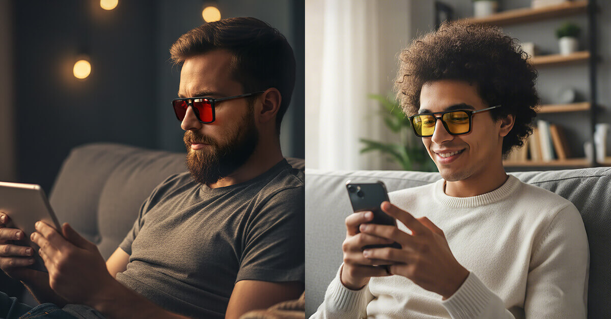 Master Circadian Rhythm with Red and Yellow Lens Glasses