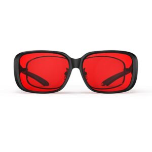 G3397-RedEase Red Blue Light Fit Over Glasses with Detachable Nose Pad