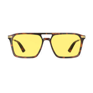 G30910-YellowEase Yellow Blue Light Glasses for Vision Relief & Night Driving - Tortoise Frame