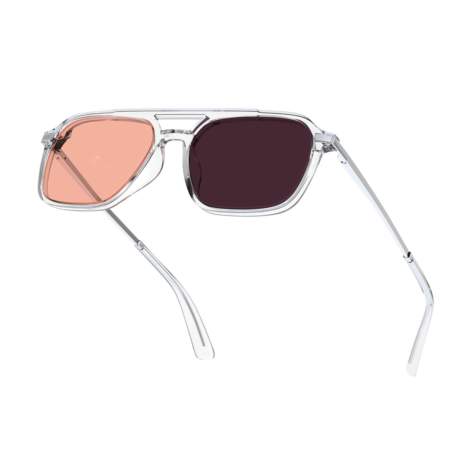 G3093-RoseEase FL-Rose Photochromic Migraine Glasses(Top)