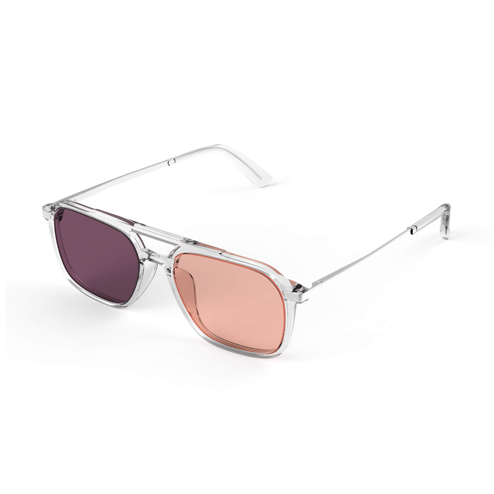 G3093-RoseEase FL-Rose Photochromic Migraine Glasses(Side)