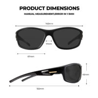 Goiteia Polarized Wrap Around Cycling Sunglasses Men Women(SIZE) Goiteia Polarized Wrap Around Cycling Sunglasses Men Women(SIZE)