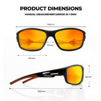 G900-Wrap Around Polarized Cycling Sunglasses with Orange Mirrored Lens(Size) G900-Wrap Around Polarized Cycling Sunglasses with Orange Mirrored Lens(Size)