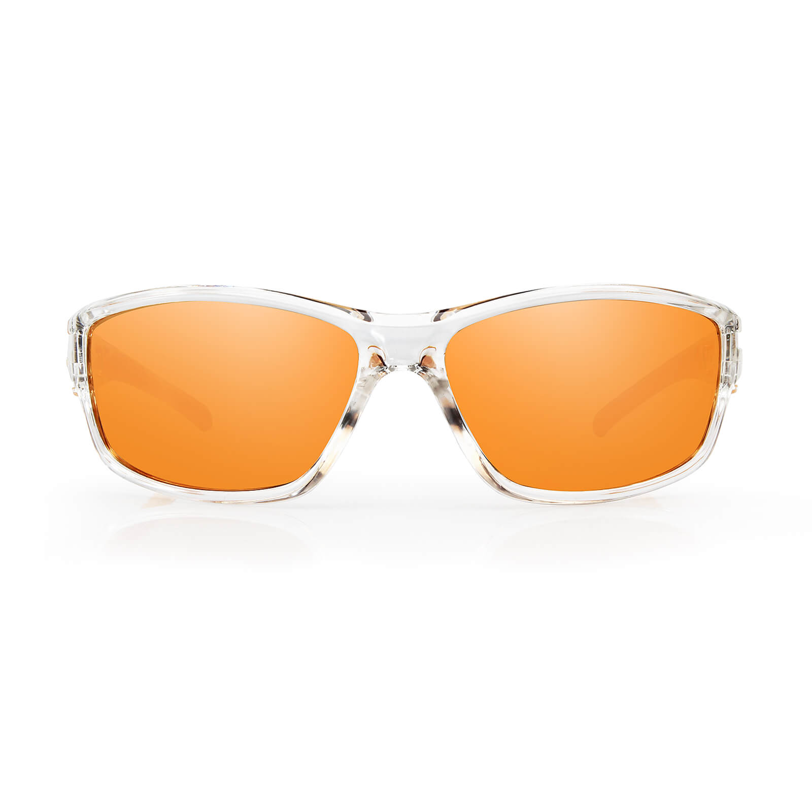 G900-Wrap Around Polarized Cycling Sunglasses with Orange Lens