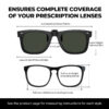 G9913-ClipShade Retro Framed Flip Up Clip on Sunglasses(Size)