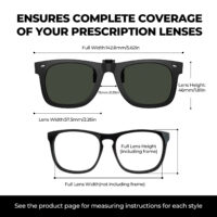 G9913-ClipShade Retro Framed Flip Up Clip on Sunglasses(Size)