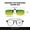 G994-DriveGuard Clip on Day Night Driving Glasses(Middle Size)