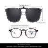 Goiteia996-Polarized Clip on Sunglasses Women(Size)