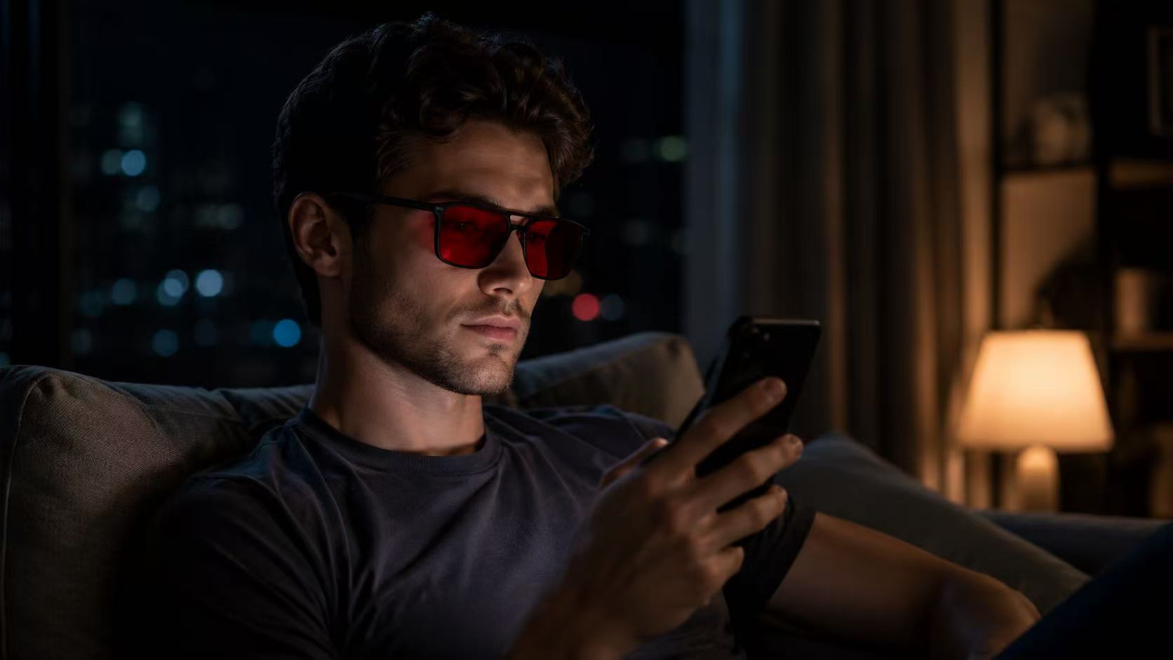 Goiteia Red Lenses Glasses
