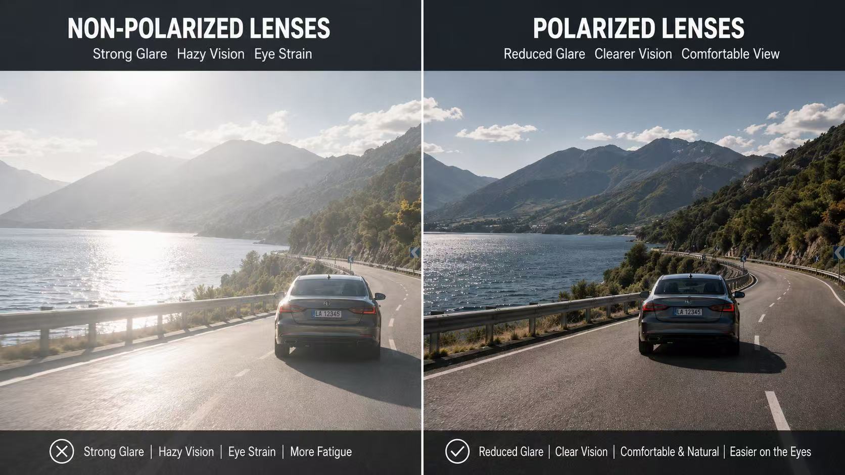 Polarized Lenses vs Non-polarized Lenses