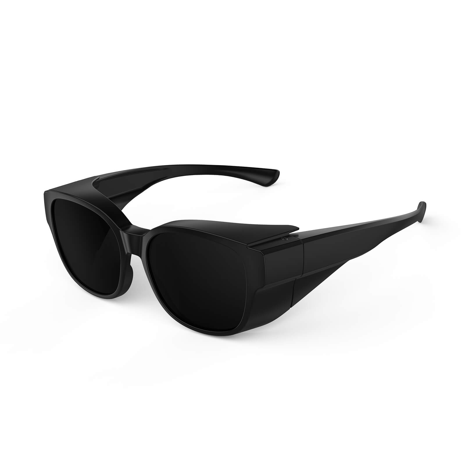 G3698-Polarized Wrap Around Cataract Sunglasses for Light Sensitivity