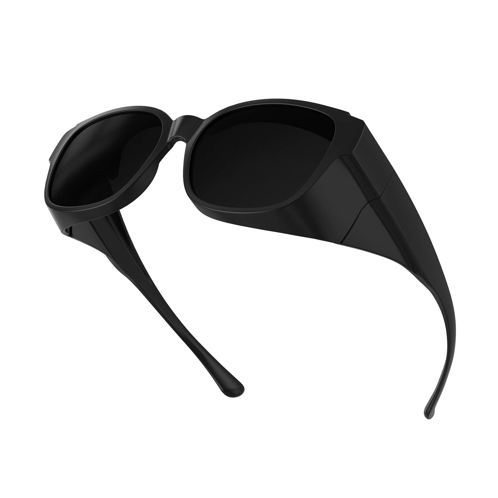 G3698-Polarized Wrap Around Cataract Sunglasses for Light Sensitivity