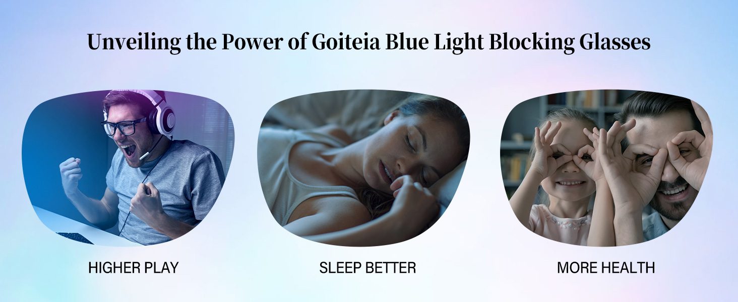 Blue Light Blocking Glasses Enhancing Play, Sleep, and Health