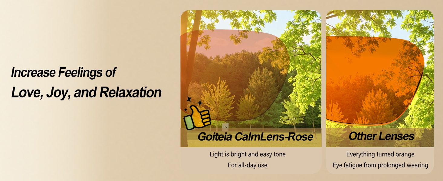 Enhanced Mood with Goiteia CalmLens-Rose